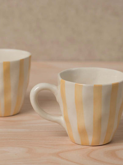 The Daily Yellow Mugs Set of 2