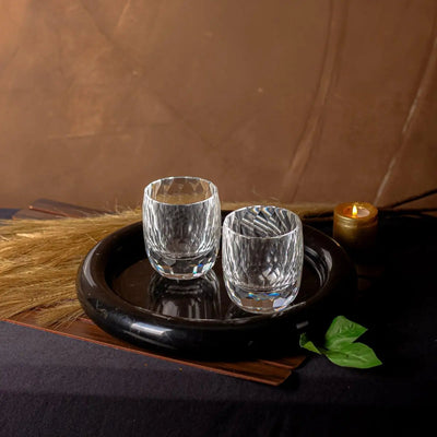 The Diamond Glass Set Of 2