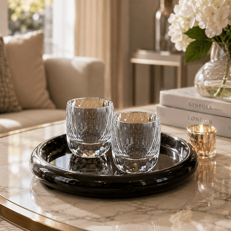 The Diamond Glass Set Of 2