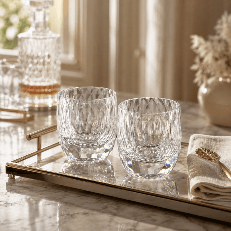 The Diamond Glass Set Of 2
