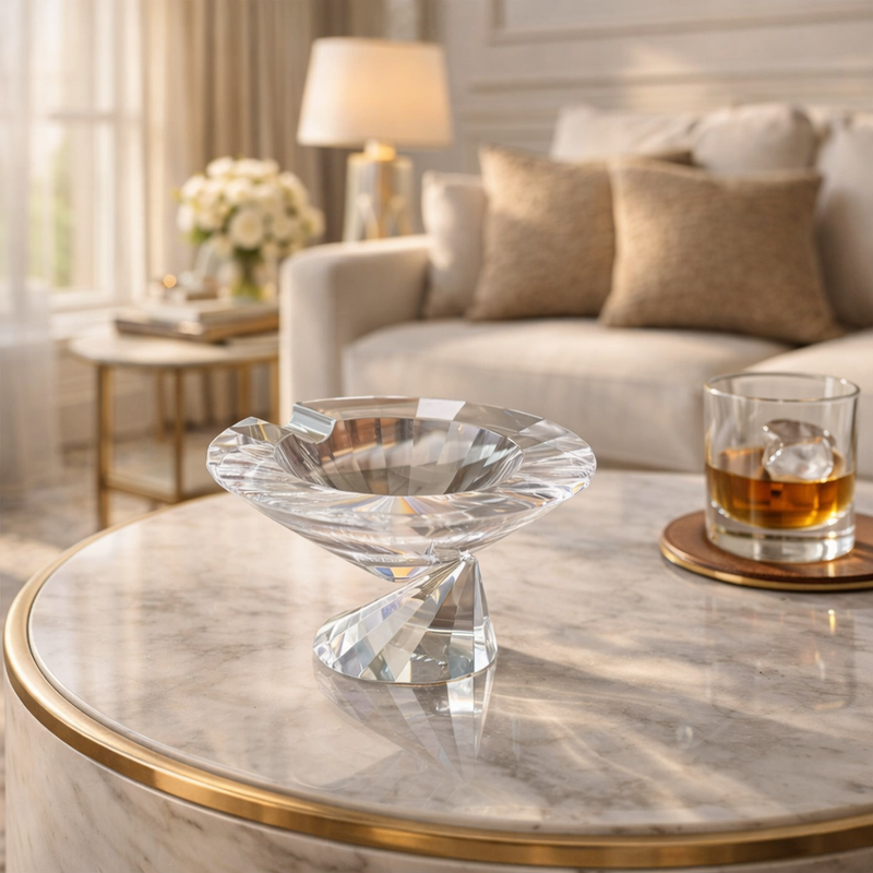 The Lux Crystal Ashtray