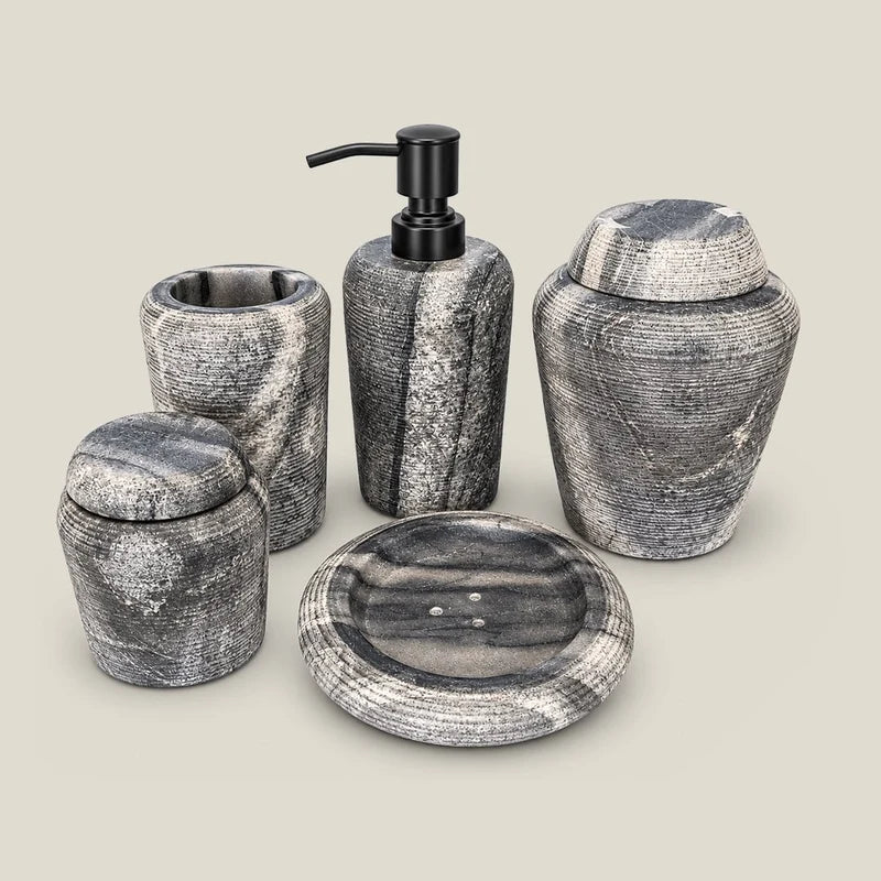 The Slate Bath Set (Set of 5)