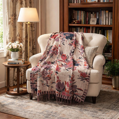 The Autumn Garden Throw