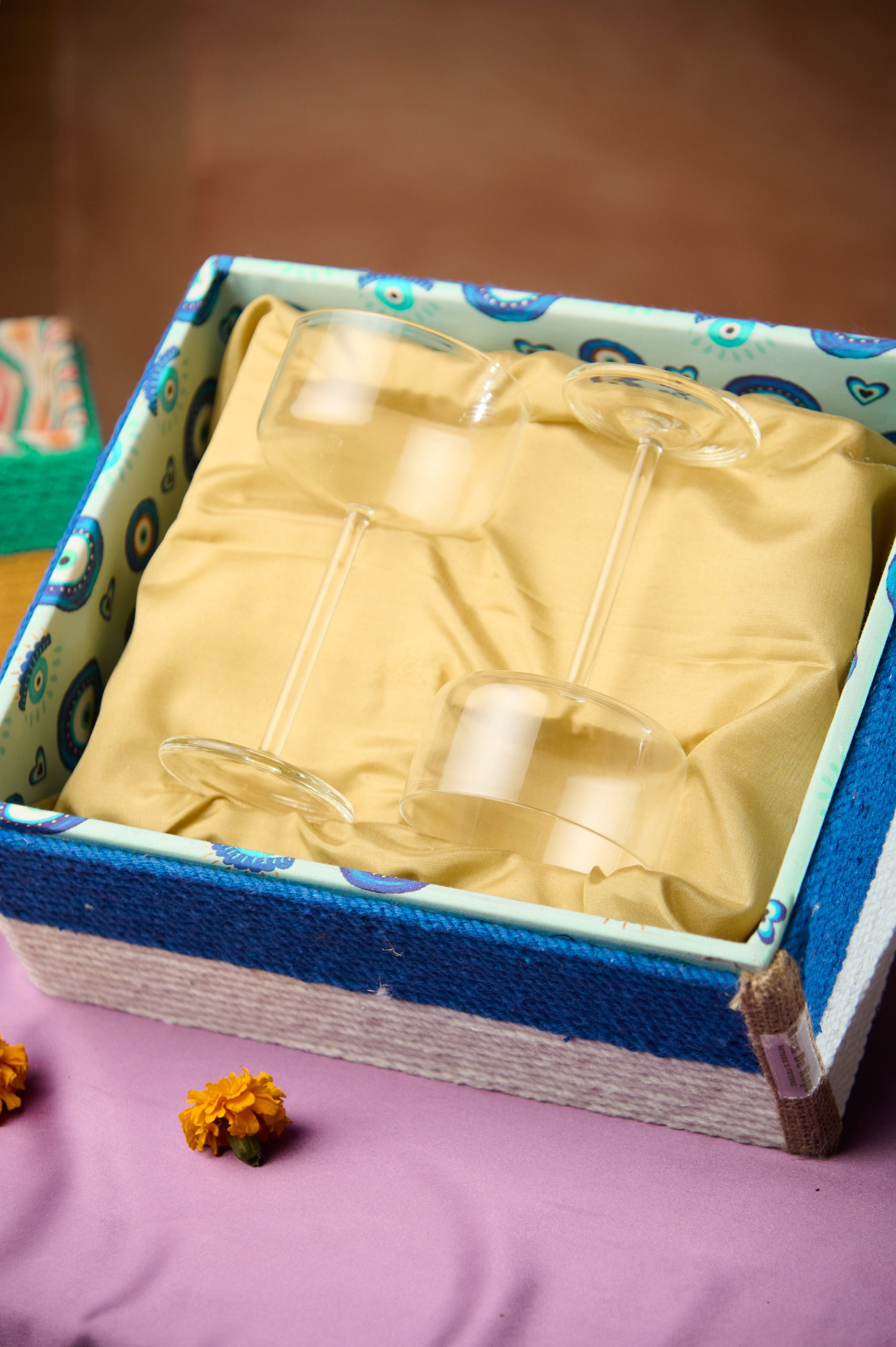 Bougie Designer Glass With Gift Box | Set of 2 - Product Image 