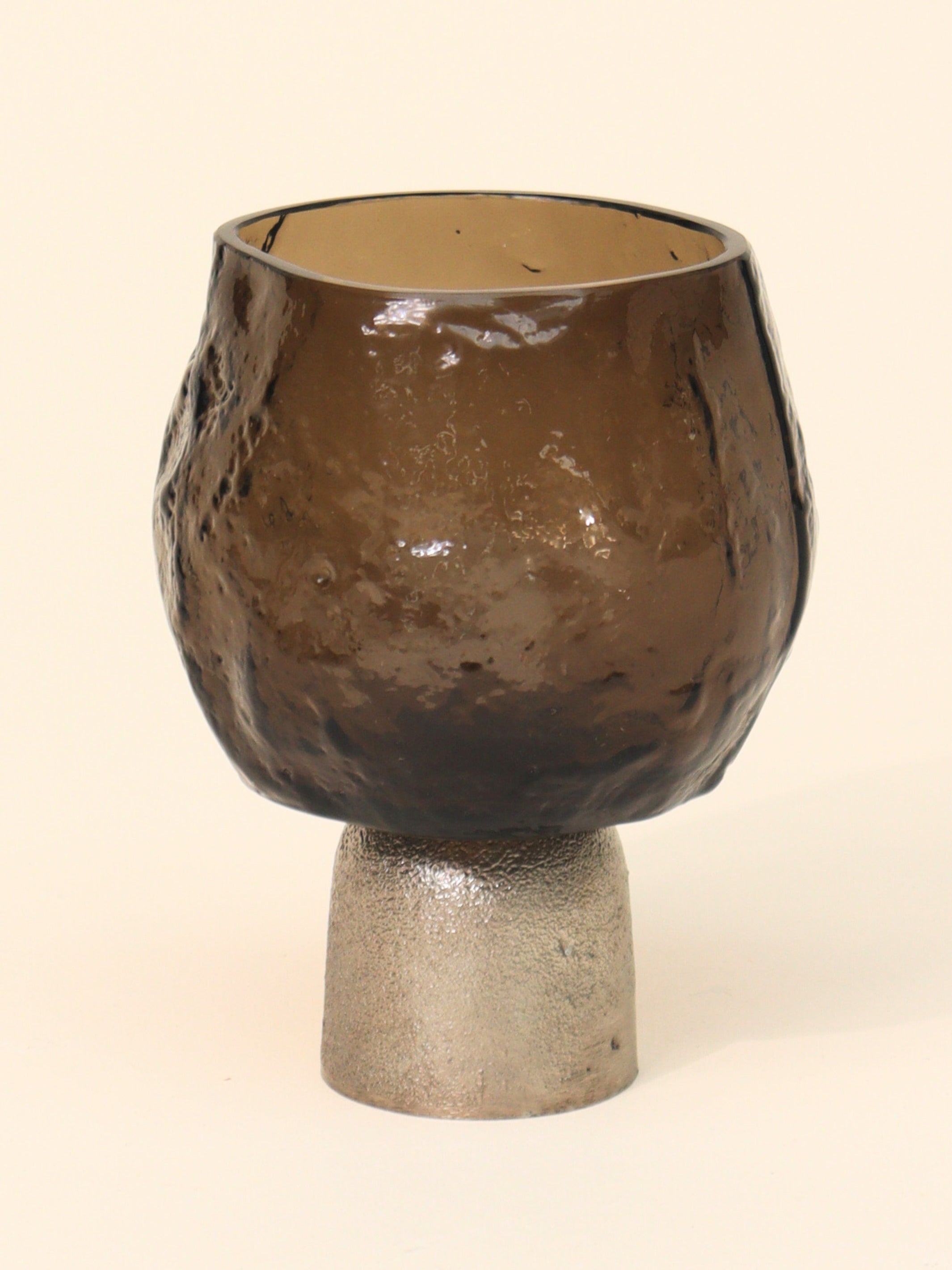 Theia Tealight Holder - Dark Smoke