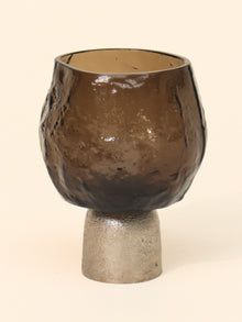 Theia Tealight Holder - Dark Smoke