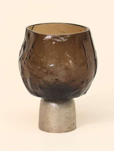 Theia Tealight Holder - Dark Smoke