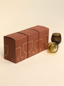 Theia Tealight Holder - Dark Smoke