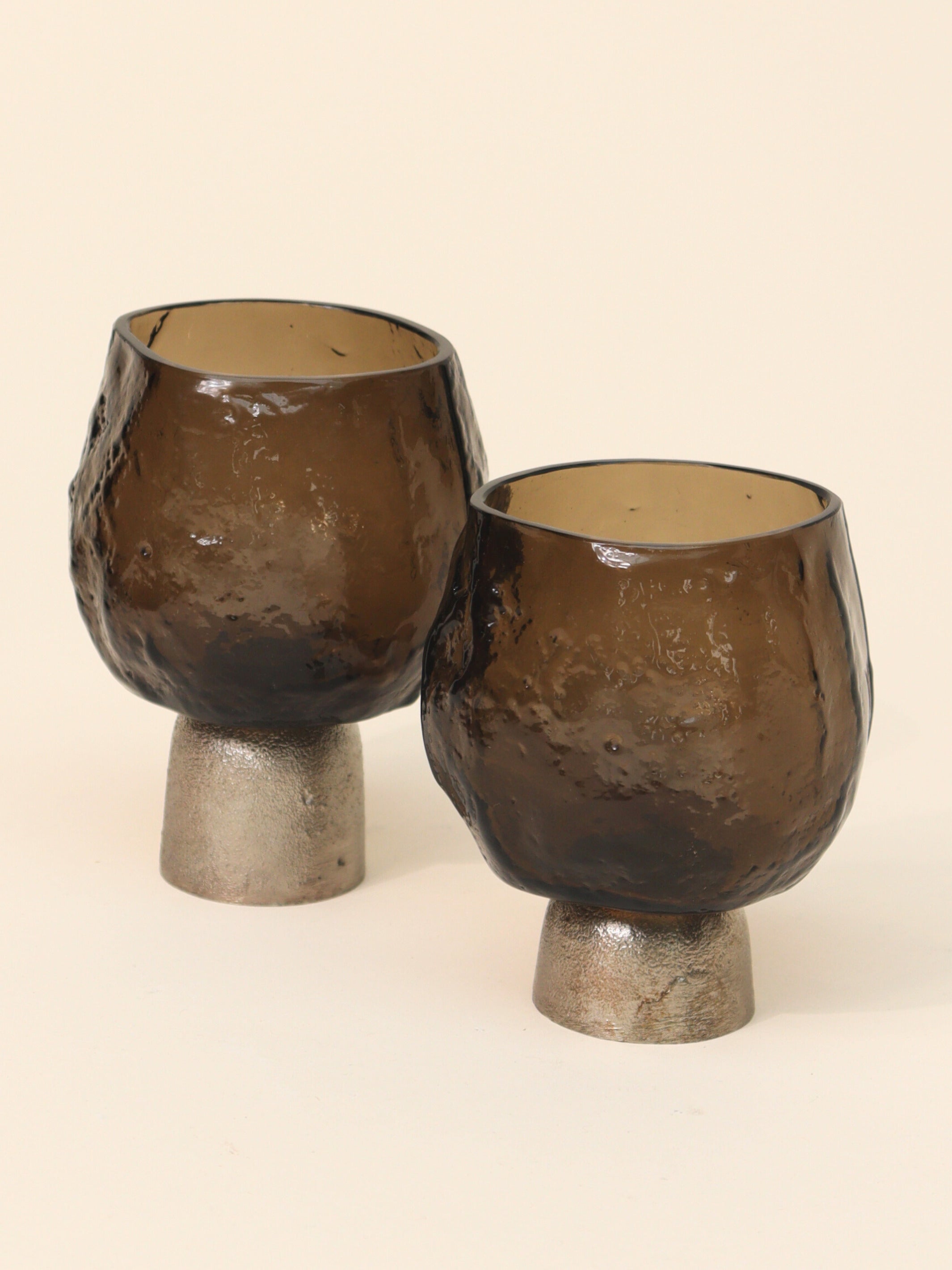 Theia Tealight Holder - Dark Smoke