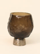 Theia Tealight Holder - Dark Smoke