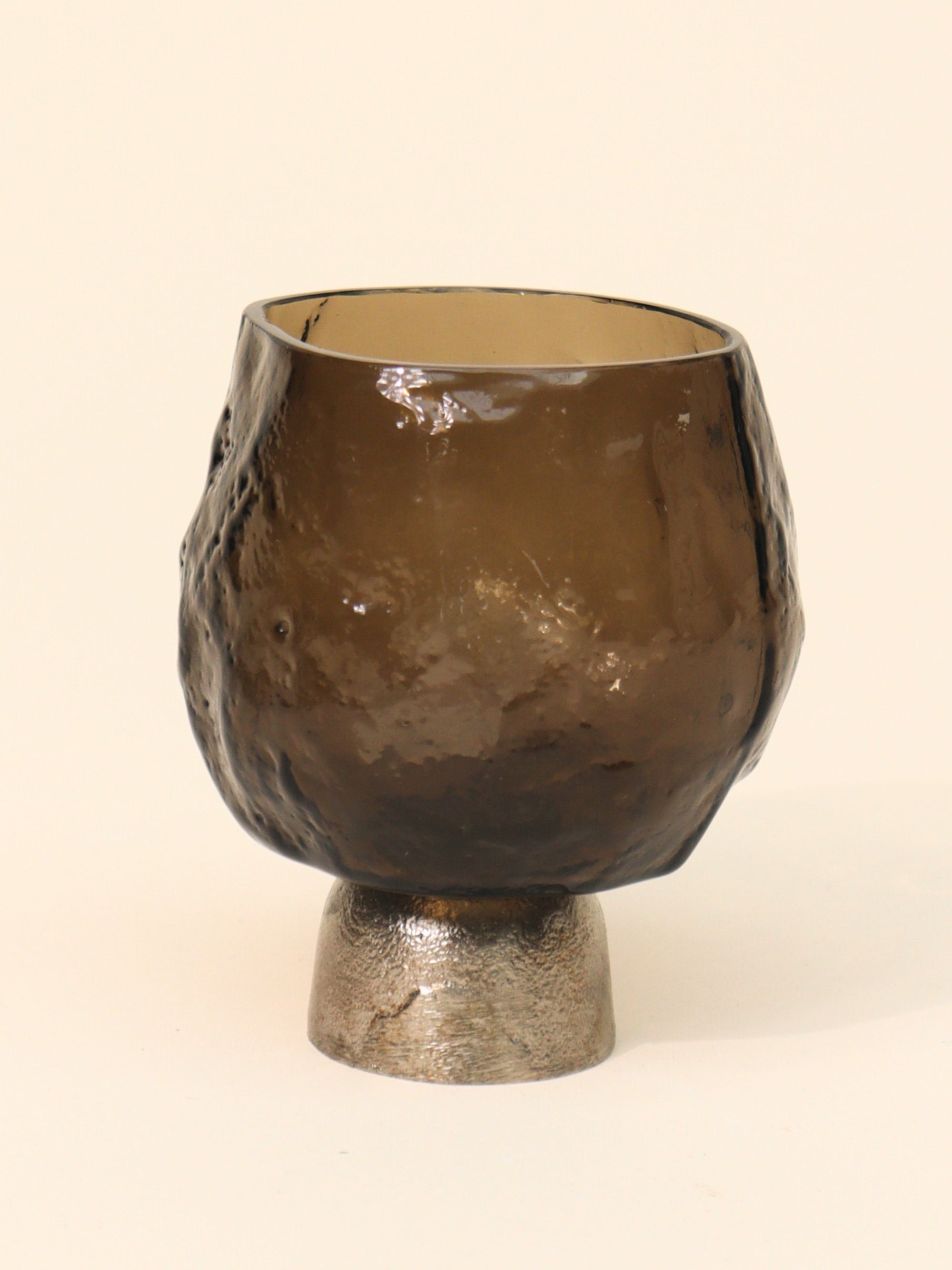 Theia Tealight Holder - Dark Smoke