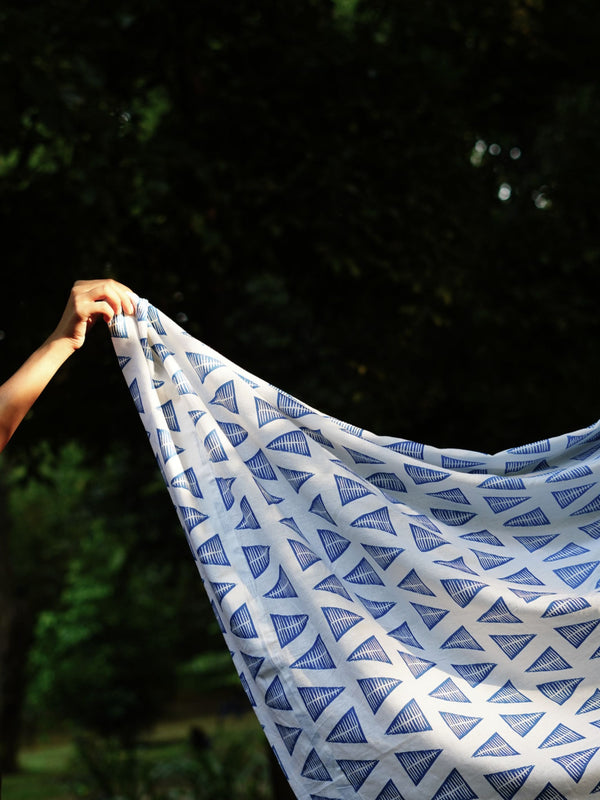 Block Print Curtain - Thithuratee Dhun