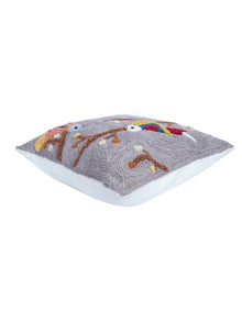 Cushion Cover - Three Birds Embroidered
