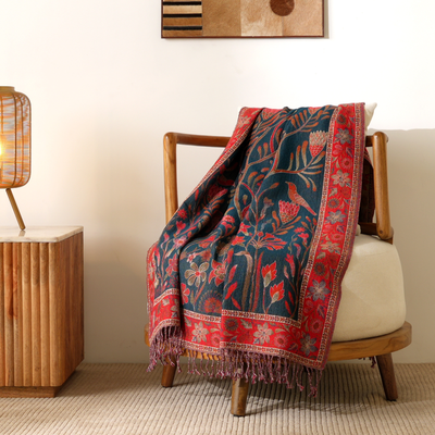 The Scarlet Garden Throw-2