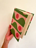 Handcrafted Sustainable A5 Diary Journal Notebook l Handmade Paper l Tide Dot