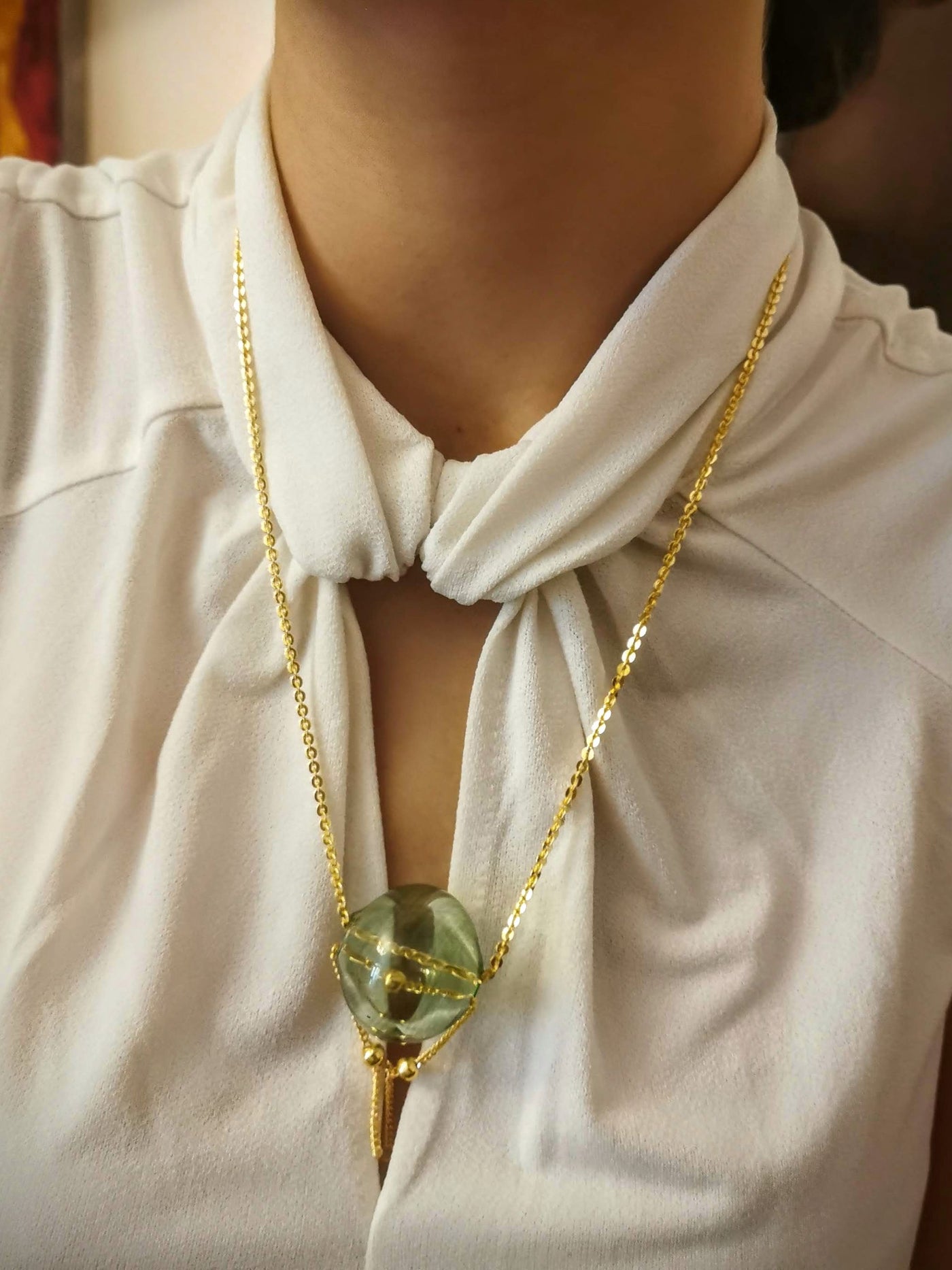 Timeless Echo - Necklace Jade