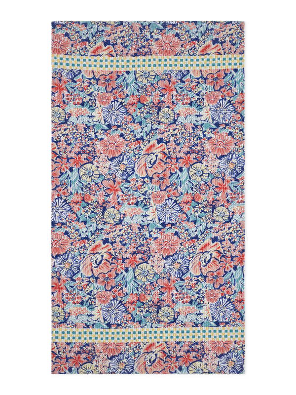 Nature Nectar Blue Bath Towel