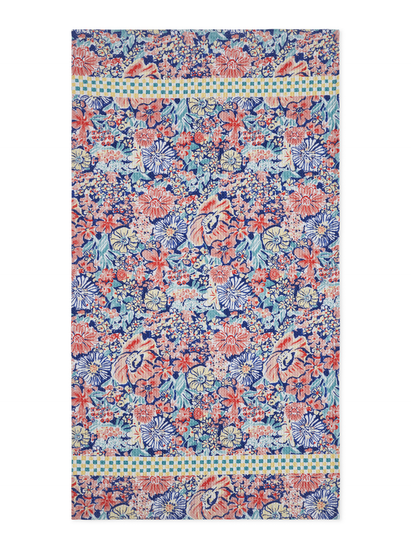 Nature Nectar Blue Bath Towel