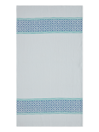 Checkmate blue bath towel