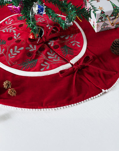 TREE SKIRT SILVER GLOOM