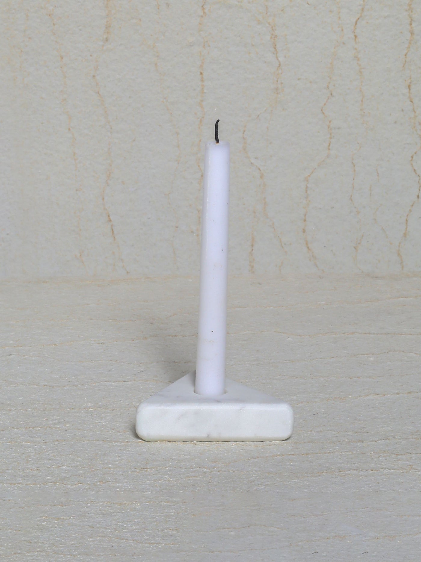 Triangle Marble Candle Holder