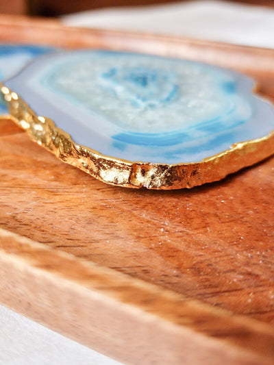 Turquoise Platter - Agate Gemstone