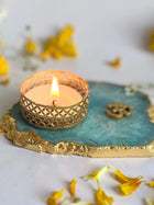 OM Tea Light Candle Holder Set of 2