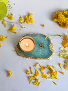 Swastik Tea Light Candle Holder Set of 2