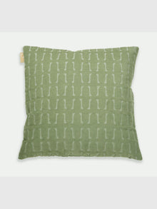 Twig Fern Embroidered Velvet Cushion Cover