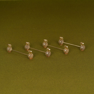 Twin Elephant Spoon Rest on Handcrafted Ball