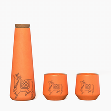 Set of 1 Kapila Bottle and 2 Kapila Glass