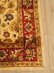 Luxury Oriental Area Rug with Floral Vine Pattern