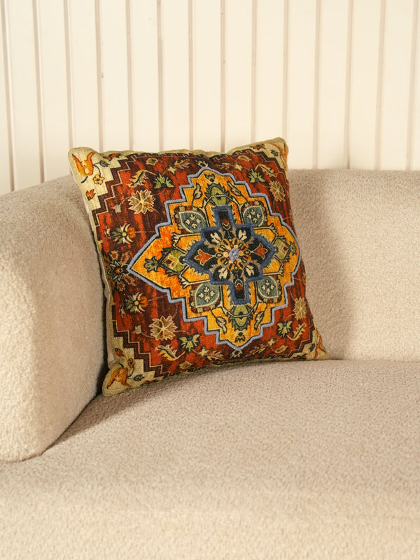 Geometric Medallion Cushion Cover for Sofa & Living Room