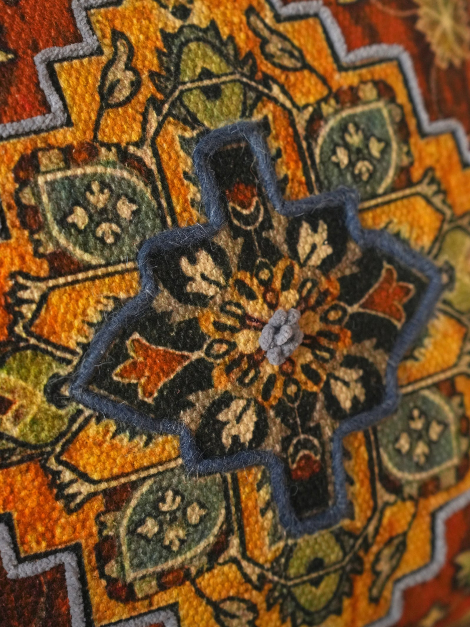 Geometric Medallion Cushion Cover for Sofa & Living Room