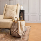 Belly basket brown white