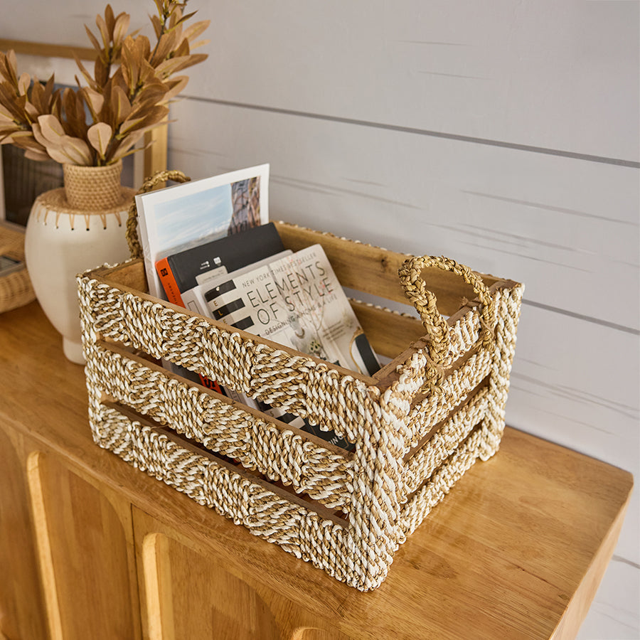 seaweed box natural white