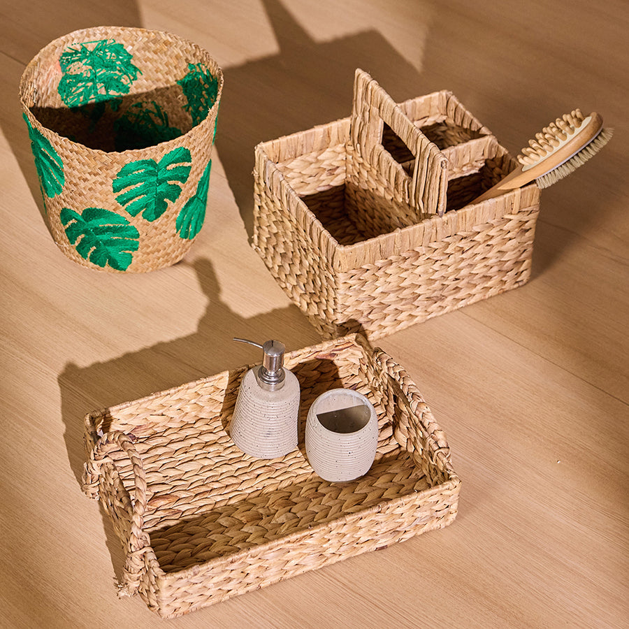 Siana leaf green basket