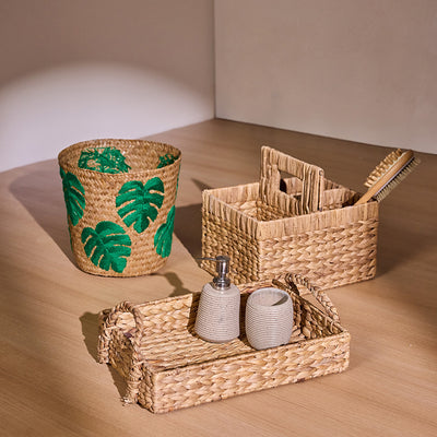 Siana leaf green basket
