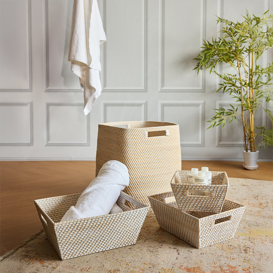 Boston White Basket