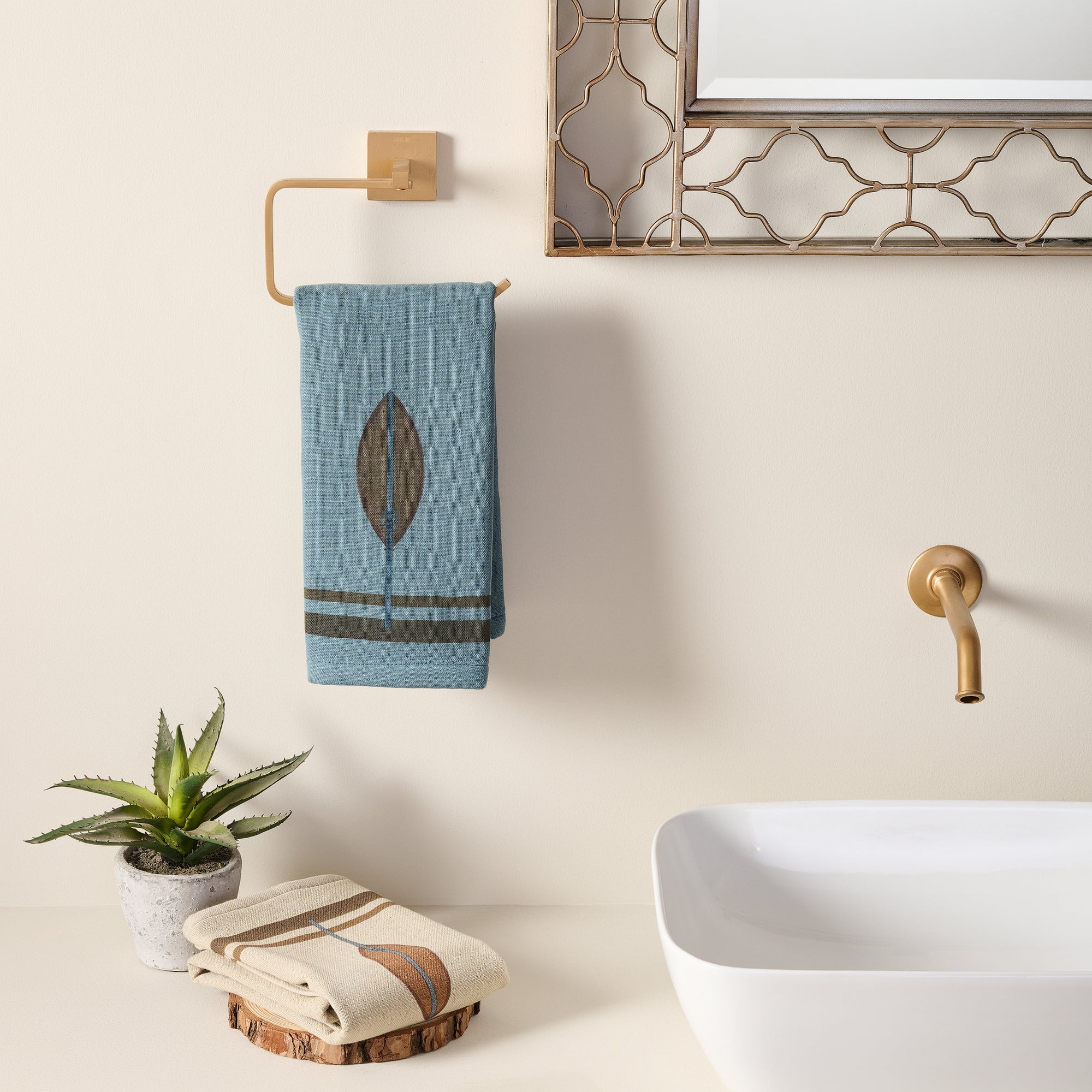 PARNA print| Cotton | Hammam Terry | Hand Towel