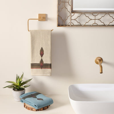 YANTRA print| Cotton | Hammam Terry  | Hand Towel