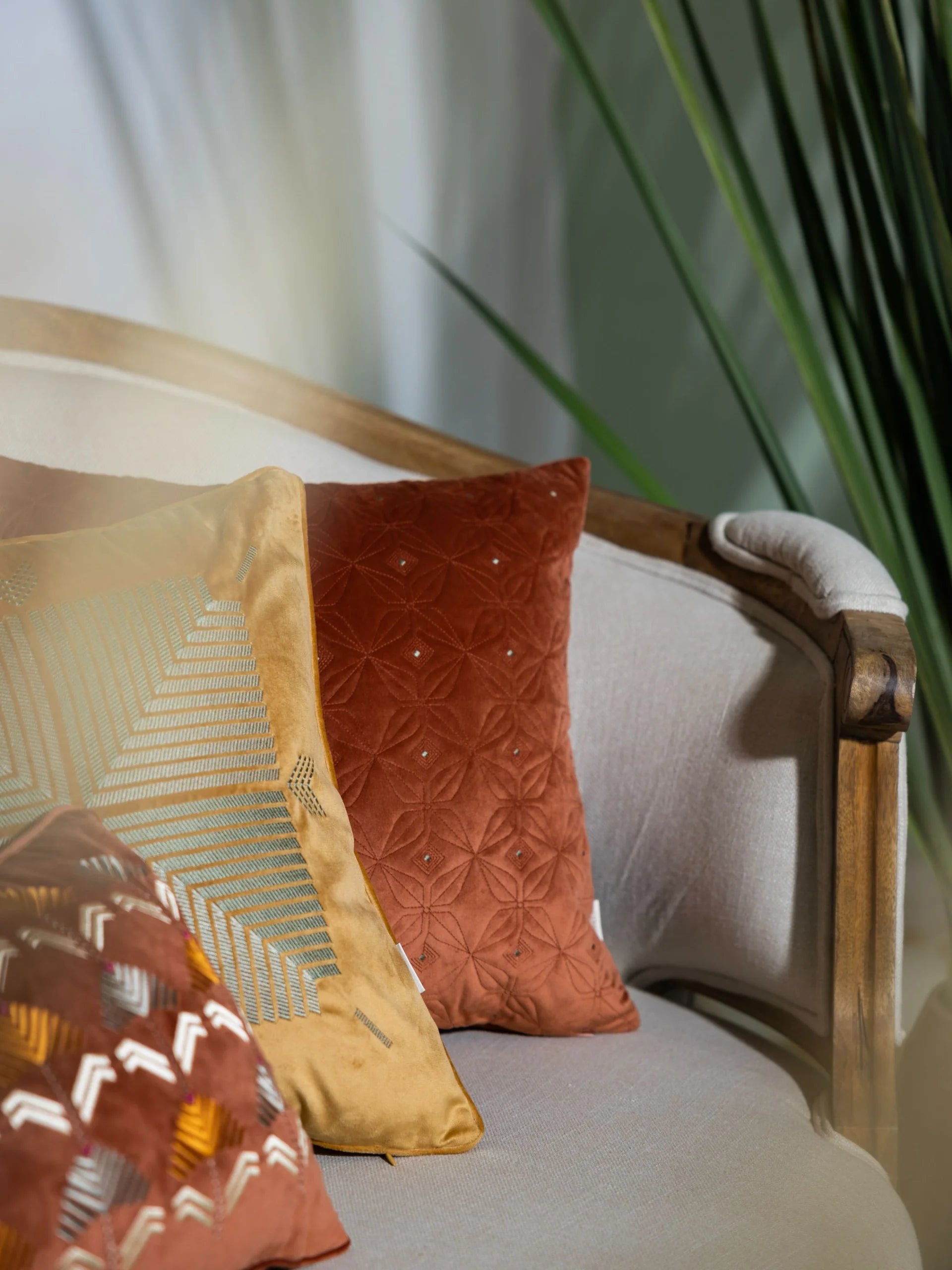 Cushion Cover - Vallian Bagh Rust