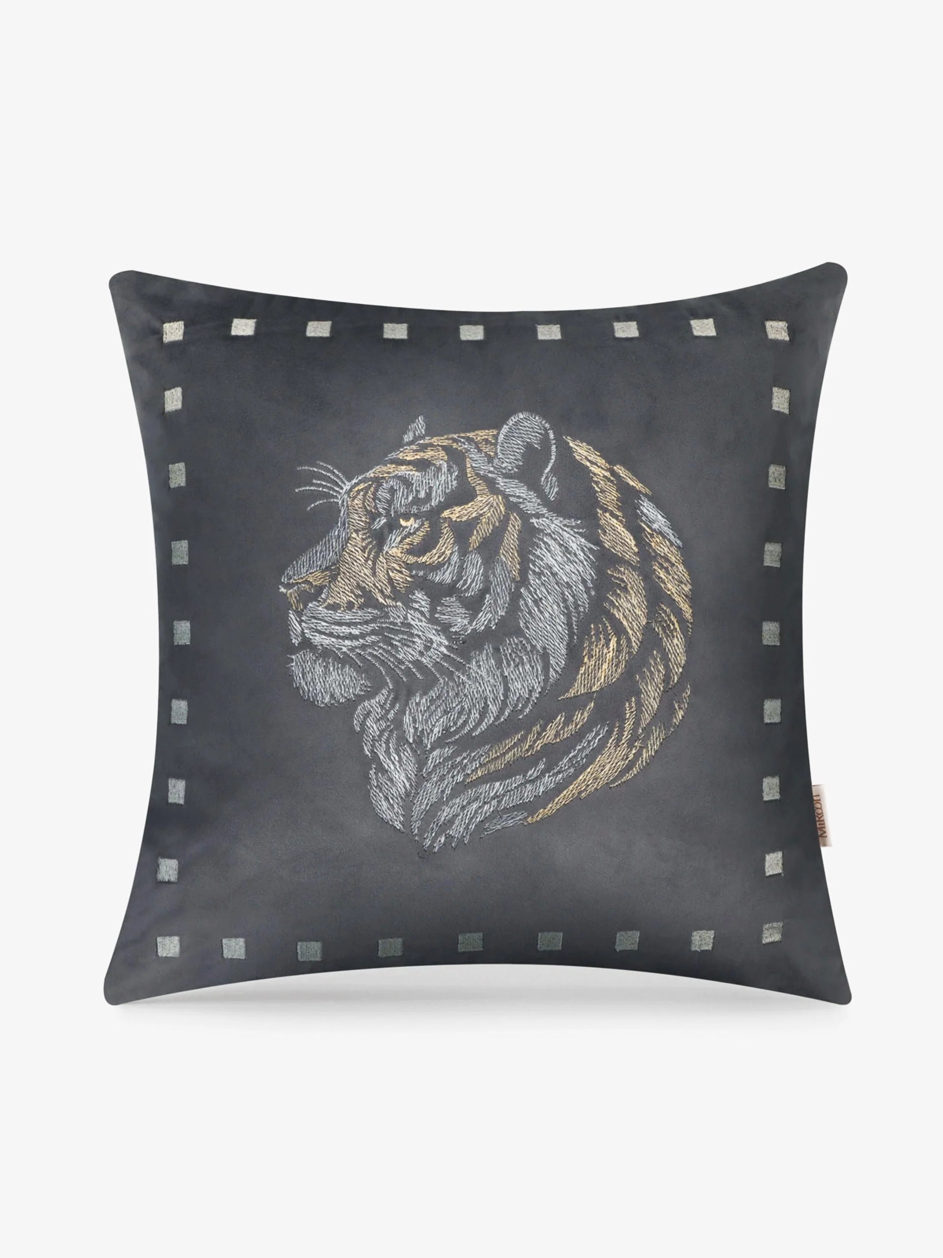 Vanraj Ash Velvet Cushion