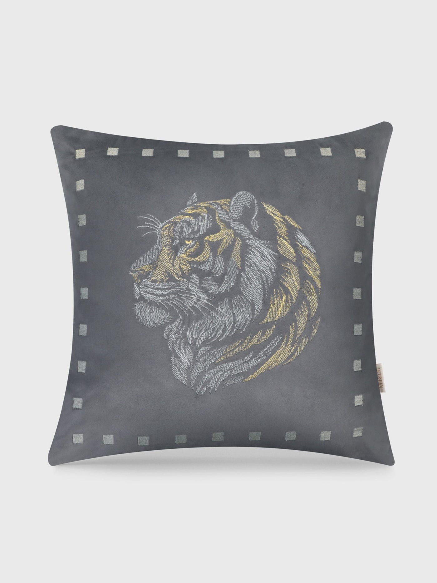 Vanraj Ash Velvet Cushion