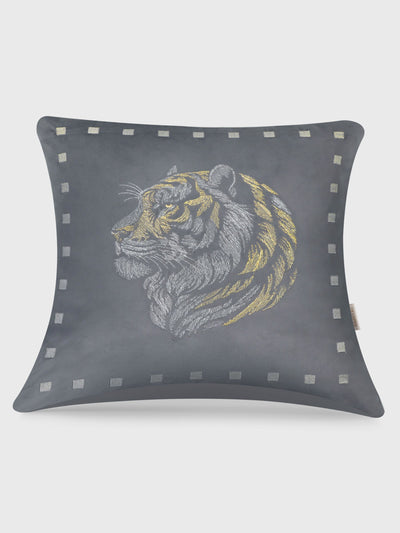 Vanraj Ash Velvet Cushion