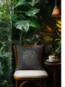 Vanraj Ash Velvet Cushion