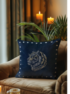 Vanraj Sapphire Velvet Cushion