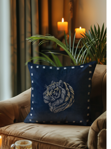 Vanraj Sapphire Velvet Cushion