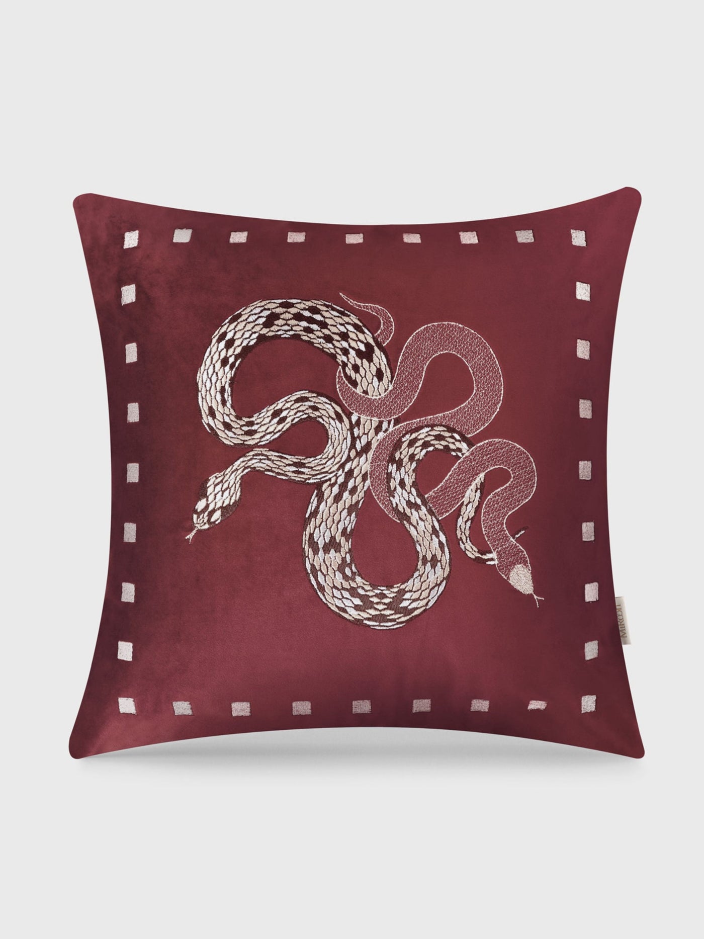 Vasuki Ruby Velvet Cushion