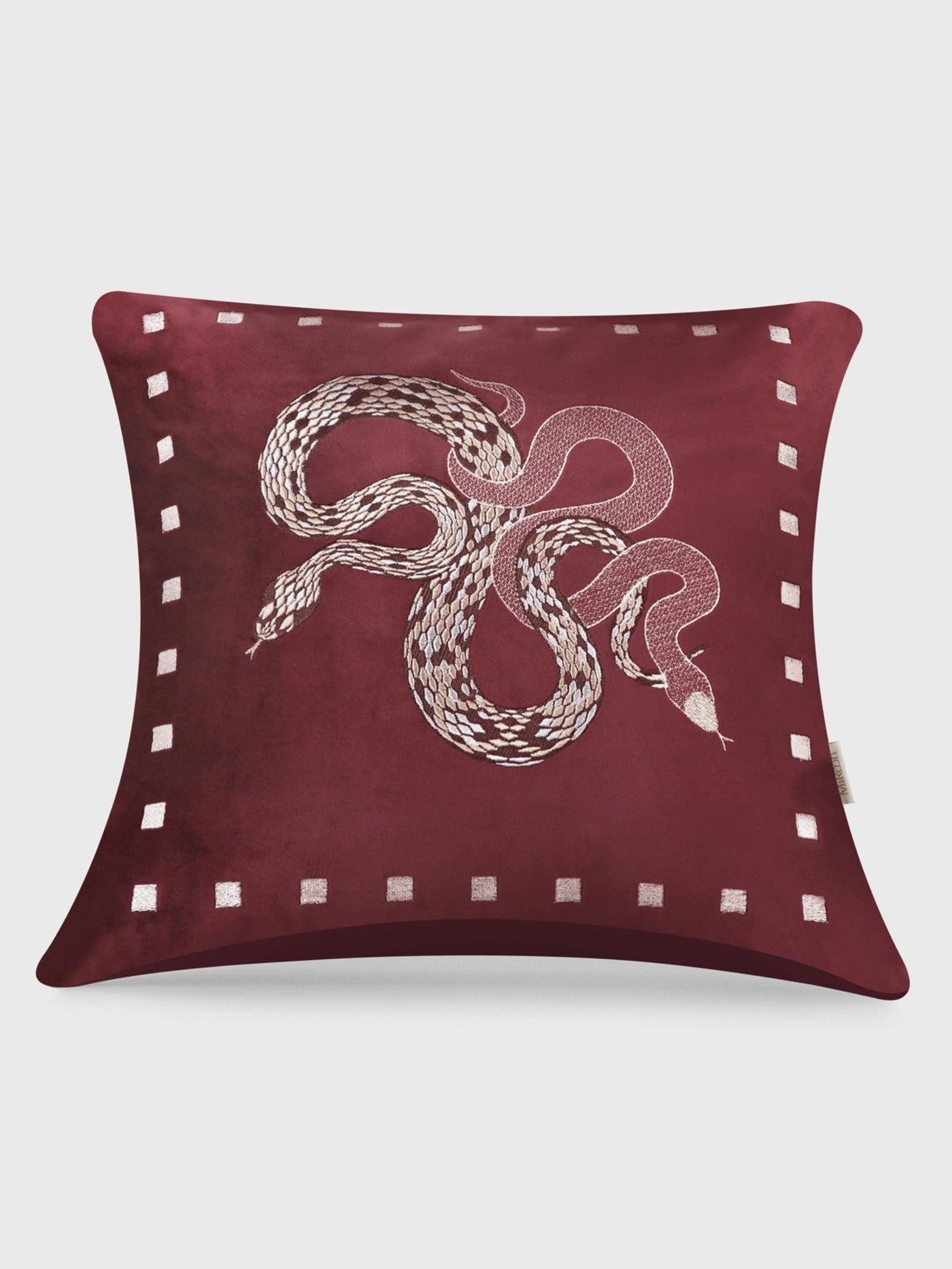 Vasuki Ruby Velvet Cushion